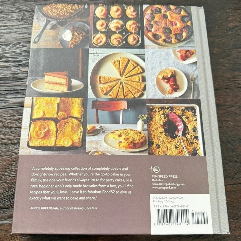 Food52 Baking 60 Sensational Treats Cookbook OS Brown Hardcover Recipes‎ Gift